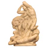 Zeus & Io Terracotta Sculpture by Kai Nielsen 9