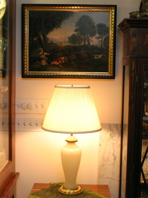 Steuben Acid-Cut-Back Table Lamp