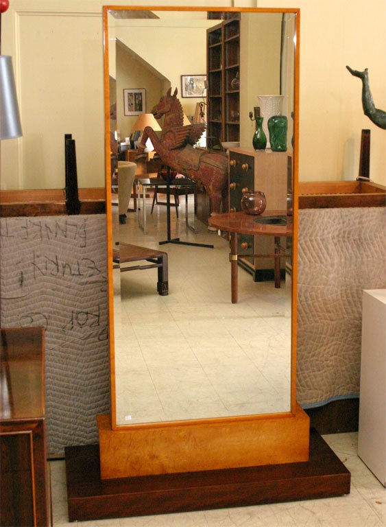 French Art Deco Cheval mirror