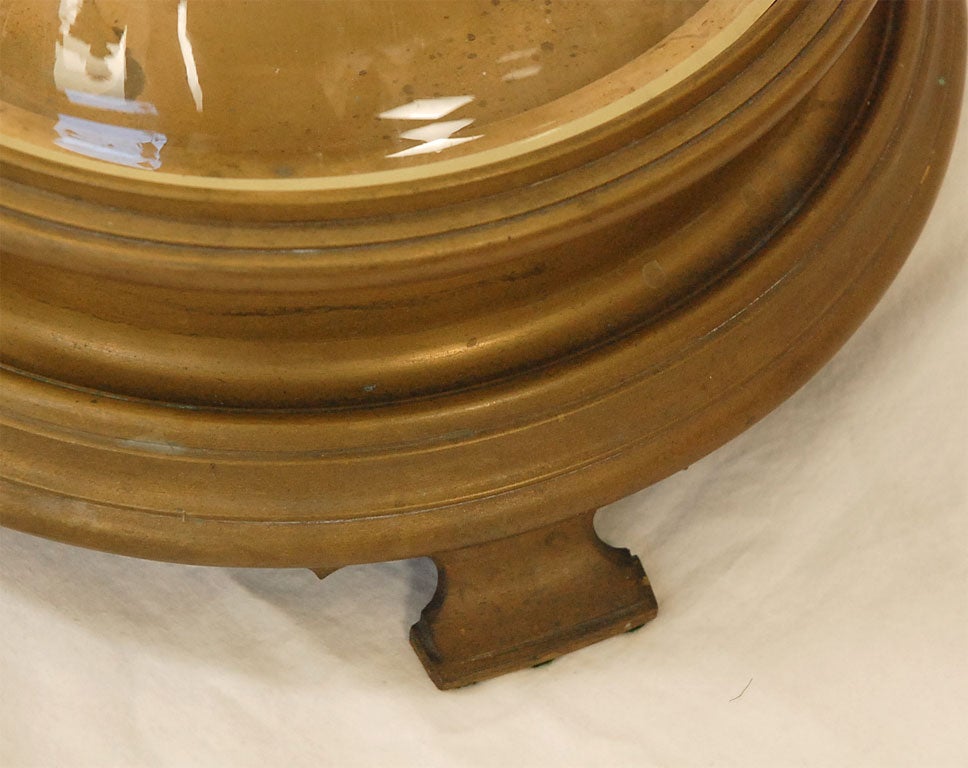 Brass & Glass Hurricane Lamp/Centerpiece (GMD#1337) 2