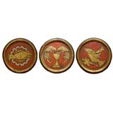 Circular Painted Procession Panels