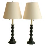 Pair Basalt Table Lamps