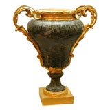 Gilt Bronze Mounted Marble Urn
