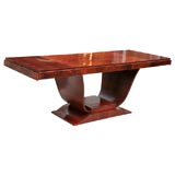 Art Deco Dining Table  With Pedestal Base