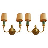 Pair "Cheval" Sconces