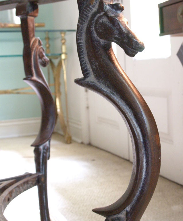 Large and Impressive Table Base in Wrought Iron In Excellent Condition In New Orleans, LA