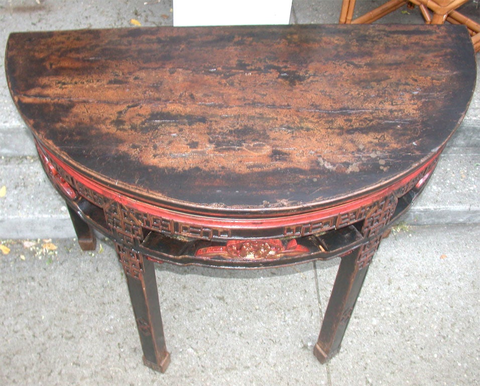 19th Century Demilune Table For Sale