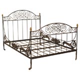 Antique French Iron Bed