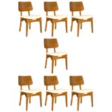 Set of 7 Dining Chairs by Unknown Designer