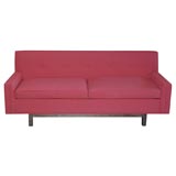 Rust Colored Sofa by Edward Wormley for Dunbar