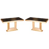 Pair of console tables by Paul Frankl