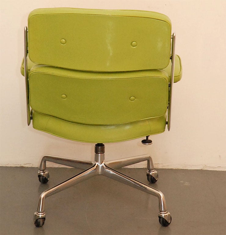 Green Patent Leather Time Life Chair 4