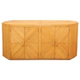 Vintage Rattan Sideboard