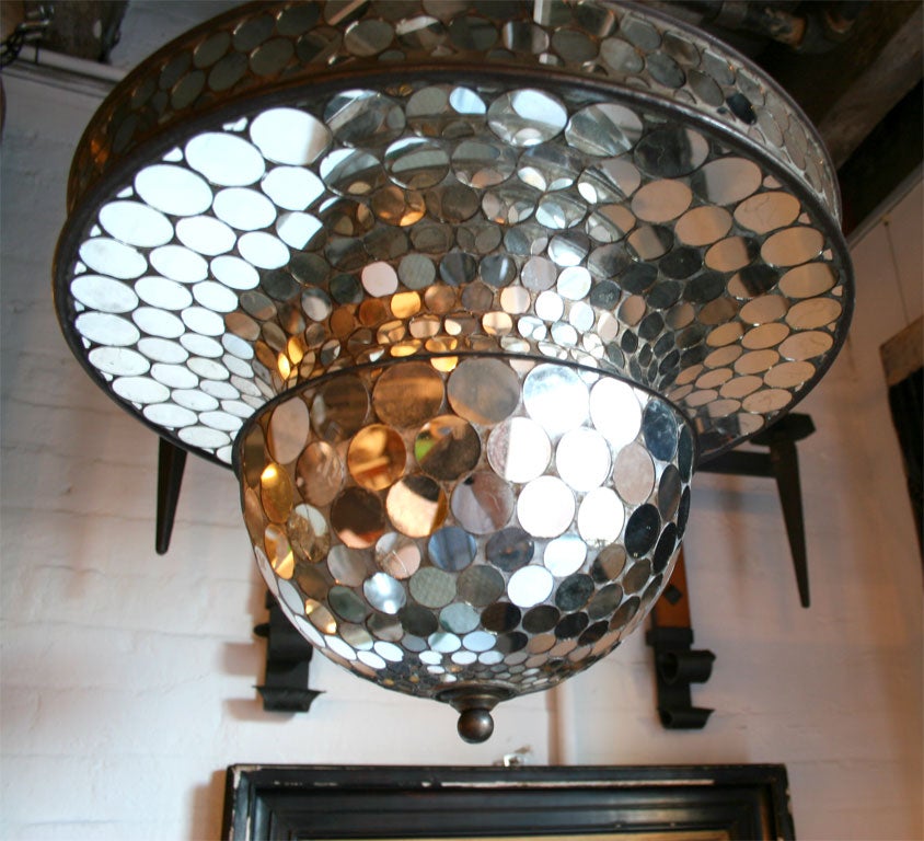 Mid-20th Century Art Deco Demi-Spherical Mirrored Ball