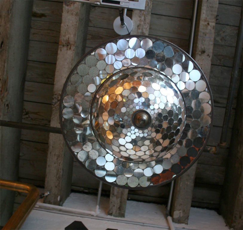 Art Deco Demi-Spherical Mirrored Ball 1