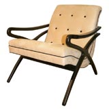 Mid-Century Ebonized Lounge Chair