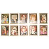 ORIGINAL " MAKE ME SMILE"  PAINTINGS  BY BILL DAVIS