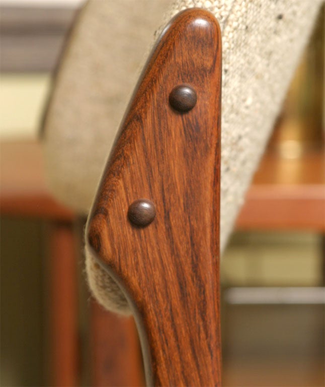Erik Buck Rosewood Danish Modern Dining Chairs 6 4