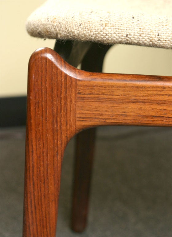 Erik Buck Rosewood Danish Modern Dining Chairs 6 5