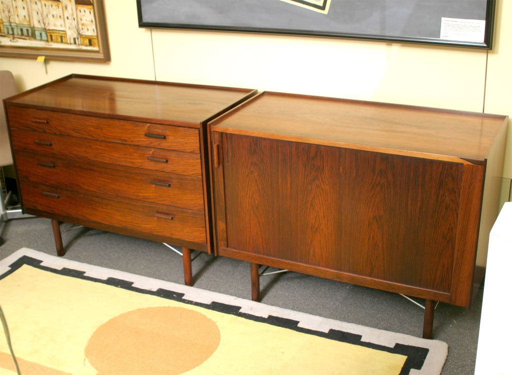 Pair of Ib Kofod Larsen Rosewood Cabinets