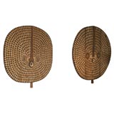 VERY LARGE MOON MASKS FROM AFRICA/PRICED INDIVIDUALLY