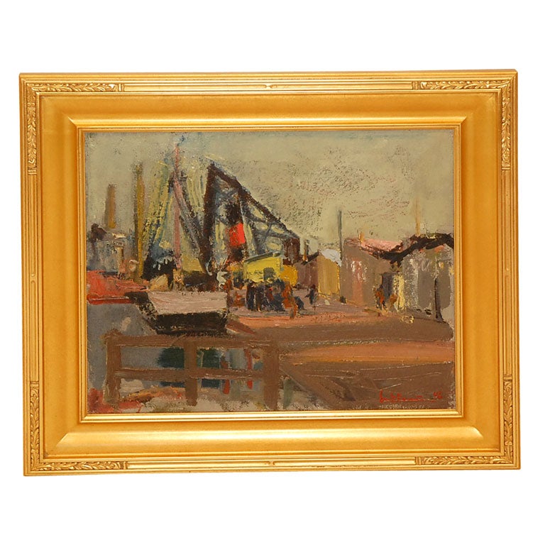 Oil Painting by Ernst Rasmussen For Sale at 1stdibs