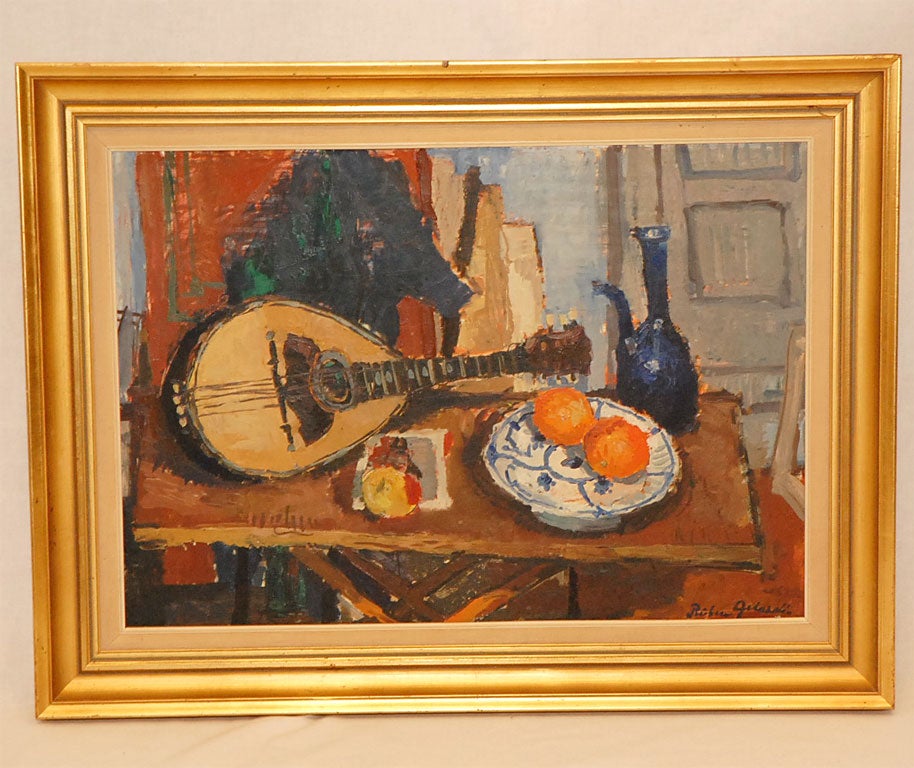 Still life oil painting by Ruben Gelardi