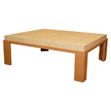 Leather Coffee Table