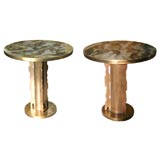 Pair of Rare Side Tables by Philip and Kelvin LaVerne