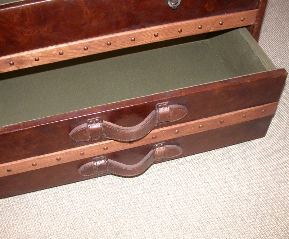 Leather End-of-Bed Foot Locker Trunk 4