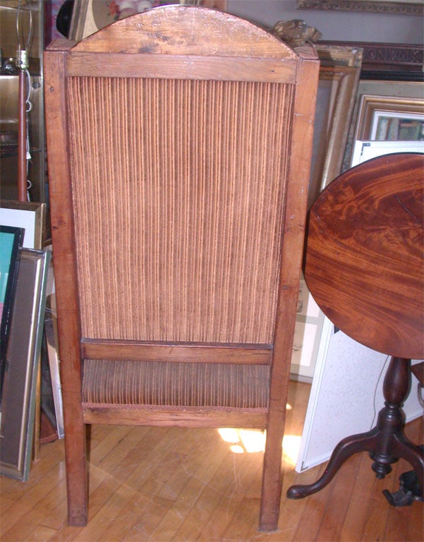Inlay 19th Century Biedermeier Wing or Armchair For Sale