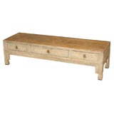 Crackled Celadon Lacquered Kang Table