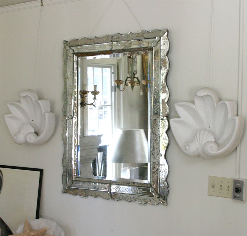 French 40's plaster sconces