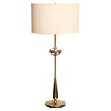 Moderne Nickel Silver Orb Lamp