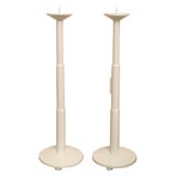 Used Monumental Pair of Candle Sticks