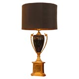 Brass lamp by Chapman Manufacturing Co.