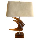 Unique Sculptural Resin Lamp