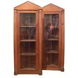 Pair of Neo-Classical Corner Cabinets