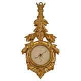 Very Large & Unusual Louis XV Gilt-Wood Barometer, c. 1760