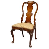 Exceptional Dutch Queen Anne Chair in Walnut, c. 1710