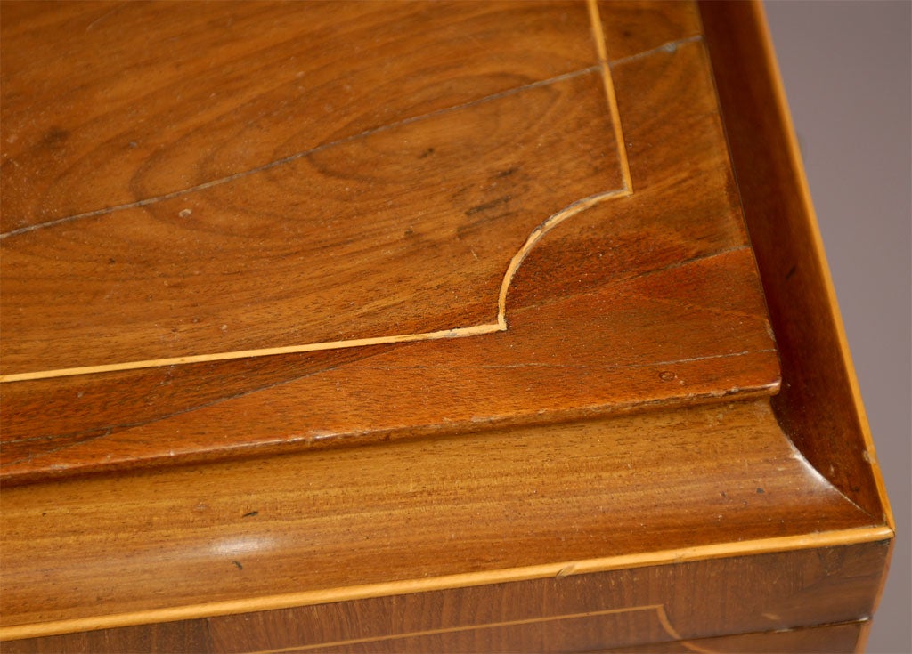 Late George III Inlaid Mahogany Cellarette on stand, c. 1800 6