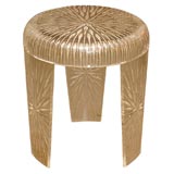Italian Crystal Lucite Stool/Table