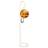 Gold Mercury Glass Globe Floor Lamp