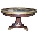 Round Rosewood Coffee Table