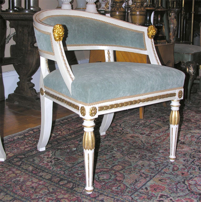 4 Barrel Back Swedish Chairs