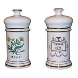 Antique 19th c French Apothecary Jars