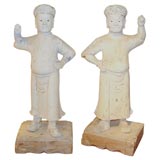 Pair of Ming Dynasty Tomb Figures