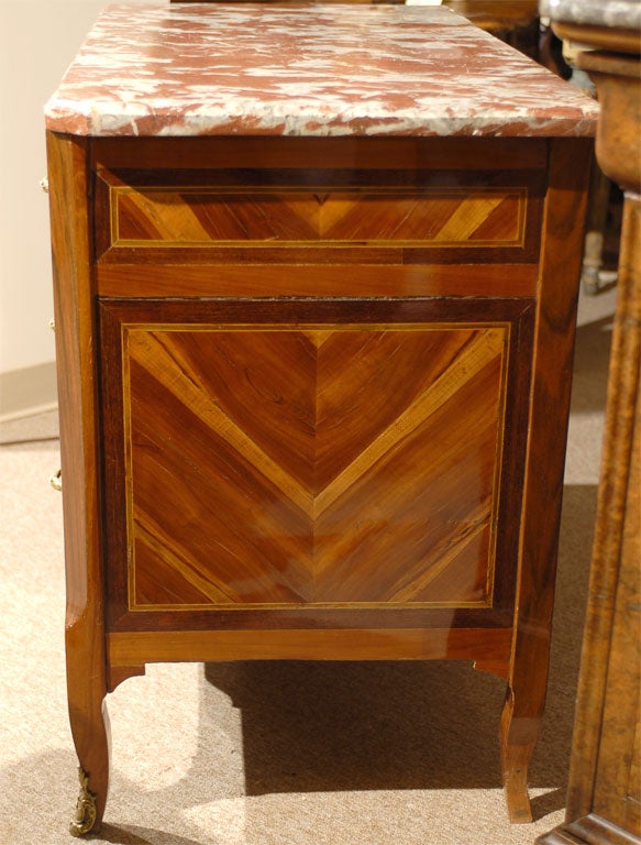 18th Century Louis XVI Inlaid Commode with 