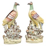 Pair Staffordshire Roc Birds