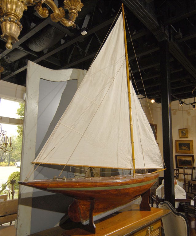 Extremely Large Pond Yacht / Sail Boat In Excellent Condition In Atlanta, GA